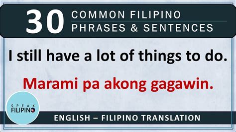 araro meaning in tagalog sentence